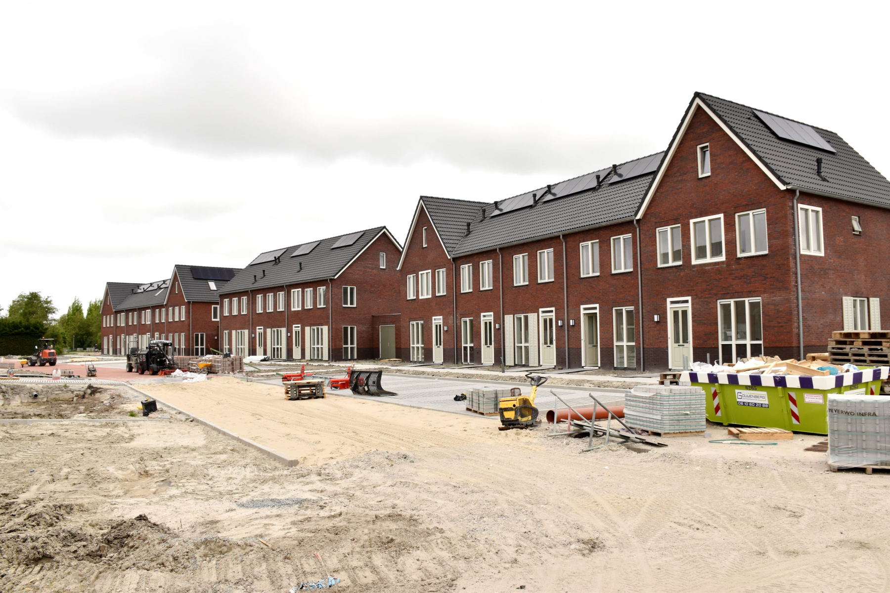 Adamsland fase 1, 35 woningen aan de Veluweweg in Waarland